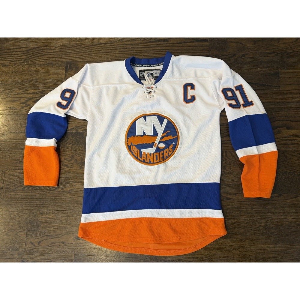Reebok‎ RBK NY Islanders John TAVARES #91 NHL  Jersey Stitched White Size 48
